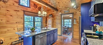 Deck + Forest Views: Secluded Cresco Cabin!