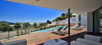 Elite Ibiza Villa |  Panoramic Sea Views | Alegre Belle | Beautiful Interior And Designer Furniture | 5 Bedrooms | San Jose