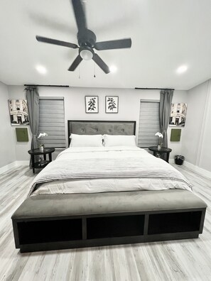 4 bedrooms, iron/ironing board, free WiFi, bed sheets