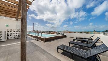 Infinity-Pool, Pool auf dem Dach