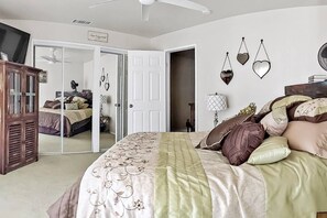 2 dormitorios, tabla de planchar con plancha, wifi gratis y ropa de cama