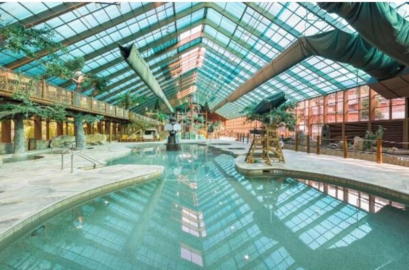 Indoor pool, outdoor pool