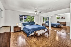 4 habitaciones, escritorio, tabla de planchar con plancha y wifi 