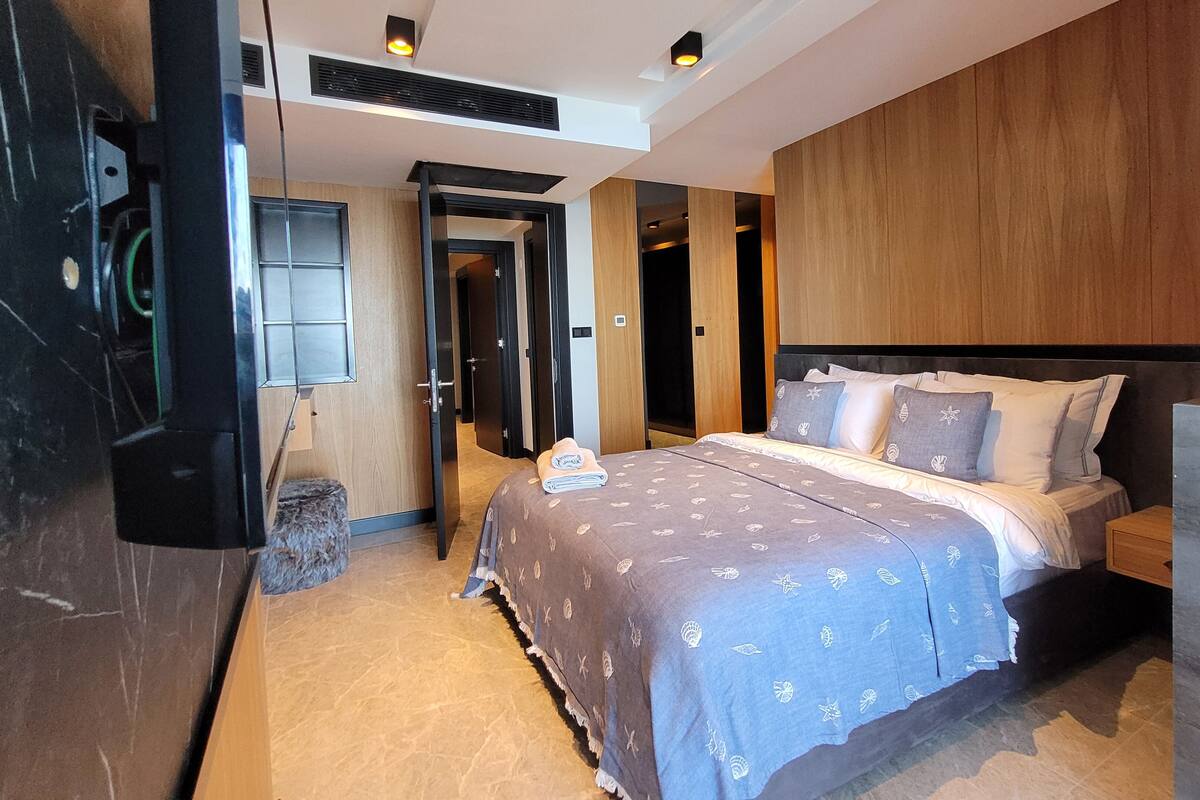 Deluxe-Apartment | 3 Schlafzimmer, BettwÀsche aus Àgyptischer Baumwolle