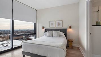 2 bedrooms, iron/ironing board, travel crib, WiFi