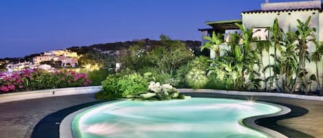 Una piscina climatizada