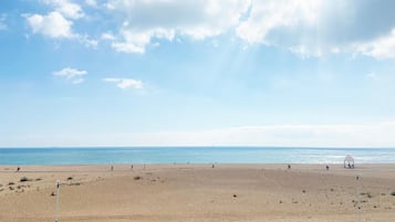On the beach