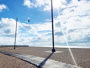 On the beach