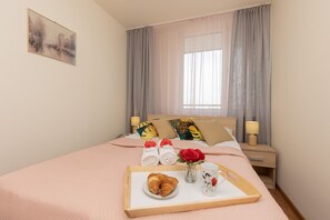 Apartamento, 2 quartos, 2 banheiros | 2 quartos, roupa de cama