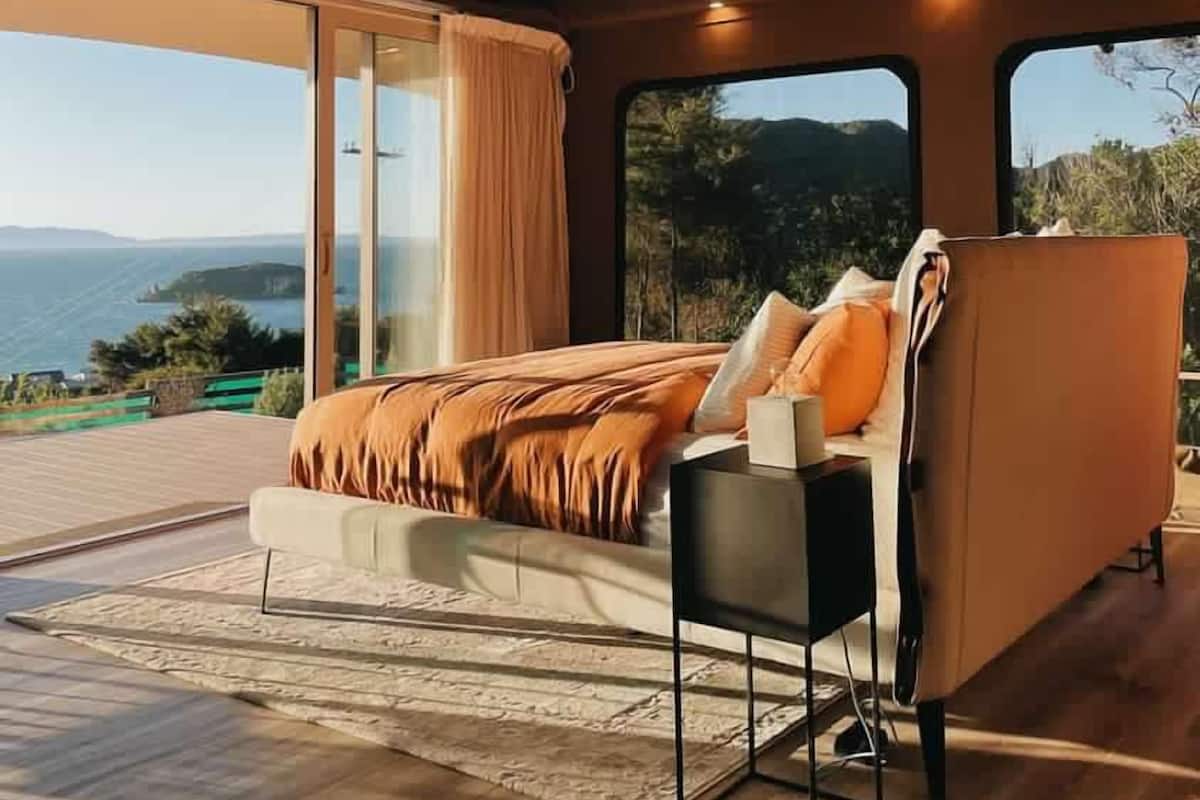 Panoramic Tent, 1 King Bed, Accessible, Ocean View | 1 bedroom, premium bedding, down comforters, pillowtop beds