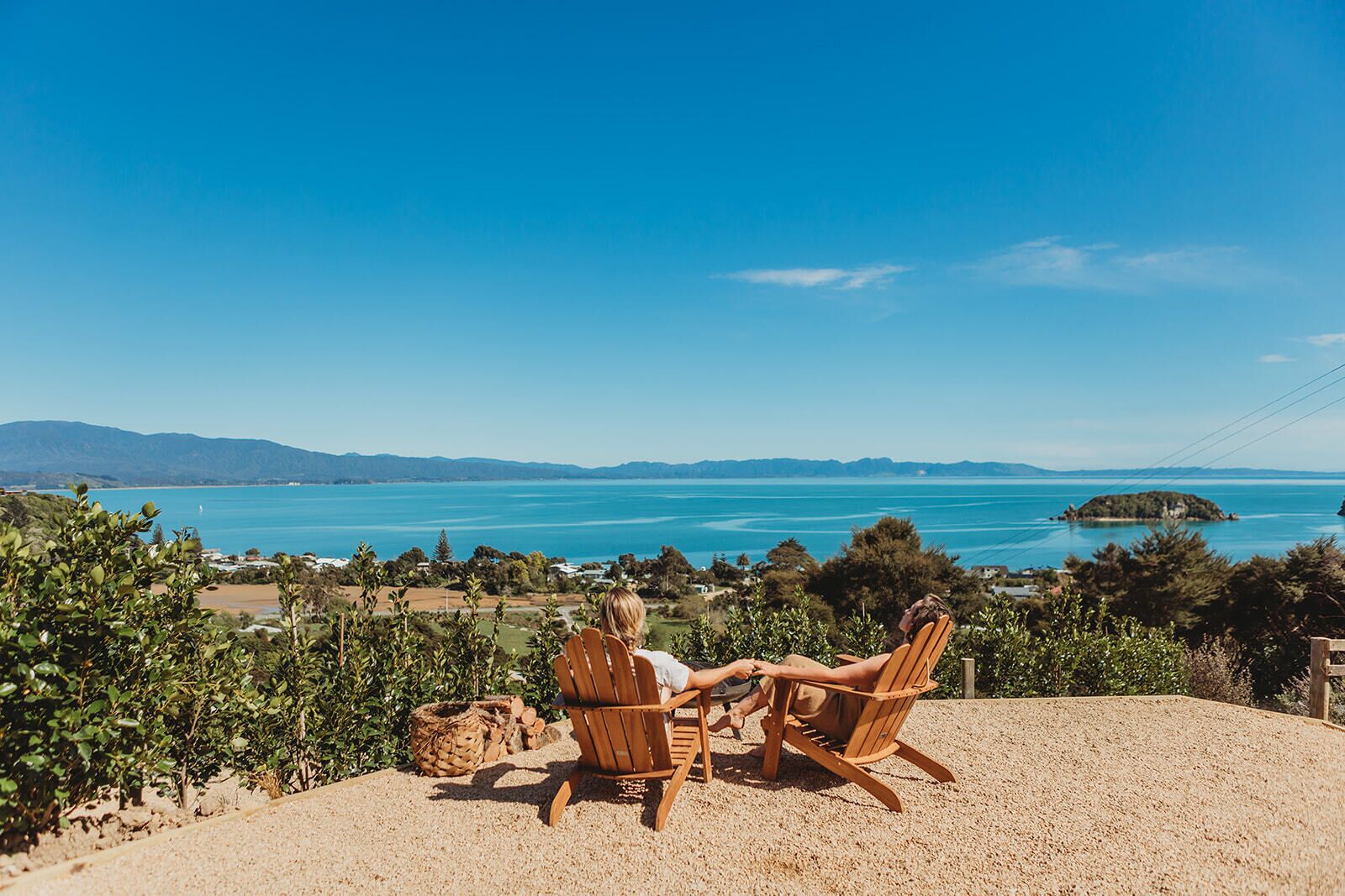 Tienda de campaña panorámica, 1 cama King size, con acceso para personas discapacitadas | Vista a la playa o el mar