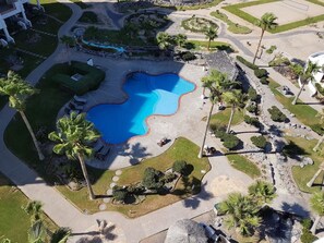 Una piscina climatizada