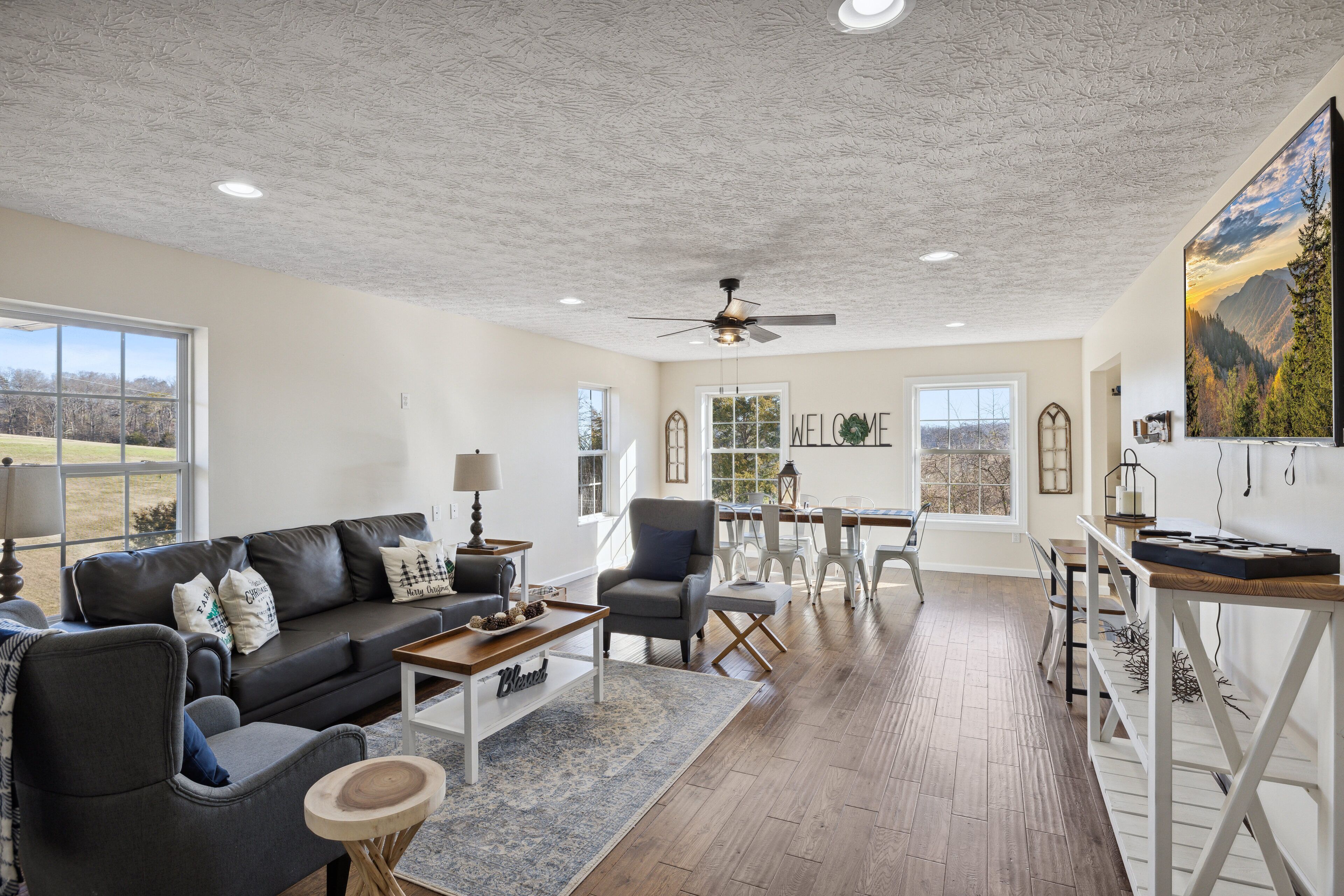 智能電視、壁爐、電子遊戲