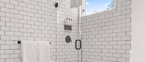 Shower, towels