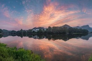 Blick von der Unterkunft