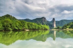 Blick von der Unterkunft