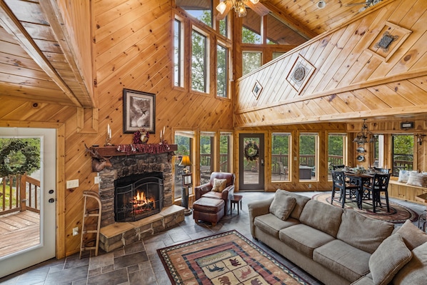 Casa, letti multipli (Mountain Music #339) | Area soggiorno