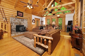 House, Multiple Beds (Park Paradise #254) | Living area - Park Paradise #254 (Sevierville)