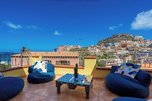 Terrace/patio - Shardana penthouse - Relax in Sardinia (Castelsardo)
