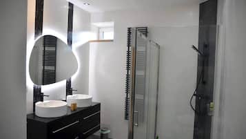 Shower, hair dryer