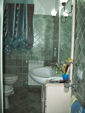 Apartment | Badezimmer | Dusche, Haartrockner, Bidet