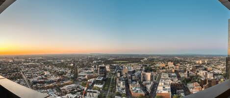 Stadsutsikt från boendet