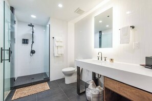 Hair dryer, heated floors
