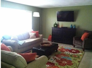 TV, DVD player, computer monitors