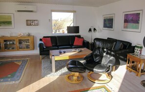TV, fireplace, table football - Awesome home in Rudkøbing with kitchen (Rudkøbing)