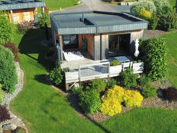 Exterior - Luxury Chalet l'écureuil with private spa at Nature Cottage Vosges (Anould)