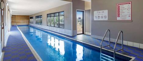 Indoor pool, outdoor pool