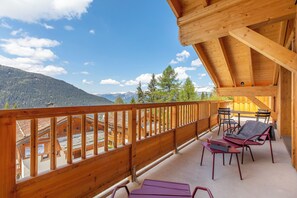 4 bedroom apartment - 8-10 people | Terrace/patio - La Cour Aux Ecureuils (Peisey-Nancroix)