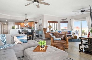 Living area - ** Prices dropped $300 per week, for all remaining 2023 weeks. Prices shown include the discount. **<br>Avalon Penthouse 803 - 1 of a kind 3 br/3 bath with huge balcony and incredible views. (Ocean City)