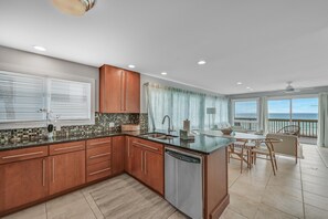 Fridge, microwave, oven, stovetop - Holiday Dates Available! Gulf View! Steps from the Sand! 3 Adult Bikes! (Miramar Beach)