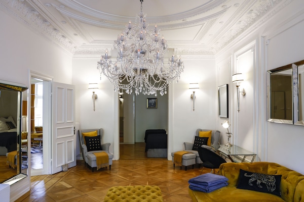 Deluxe Junior Suite with Garden | Living area | 50-inch flat-screen TV with cable channels, TV