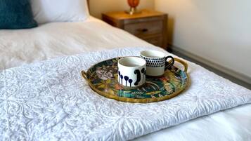 2 sovrum, skrivbord, gratis wi-fi och sängkläder