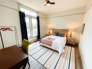 2 chambres, bureau, Wi-Fi gratuit, draps fournis