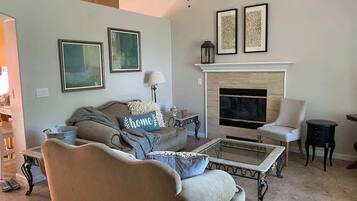 Smart TV, fireplace, offices