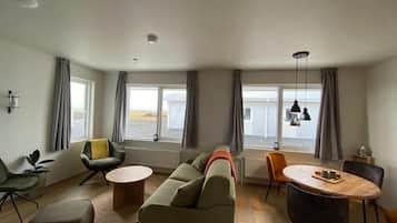 Apartamento | Sala de estar | Smart TV 32 polegadas com canais a cabo, TV