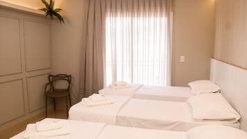 Mörkläggningsgardiner och gratis wi-fi