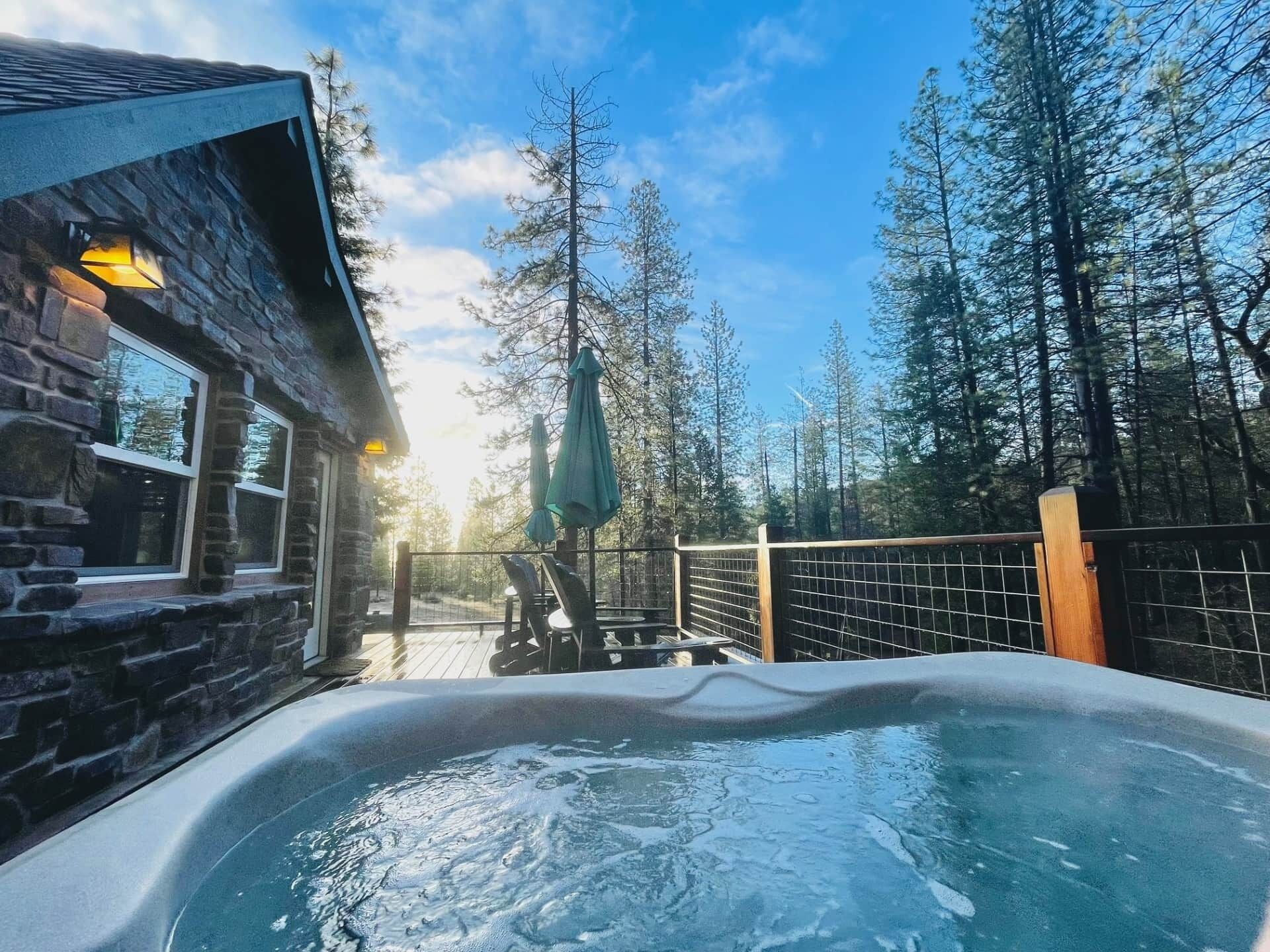 Bain à remous extérieur