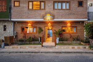 Fassade der Unterkunft