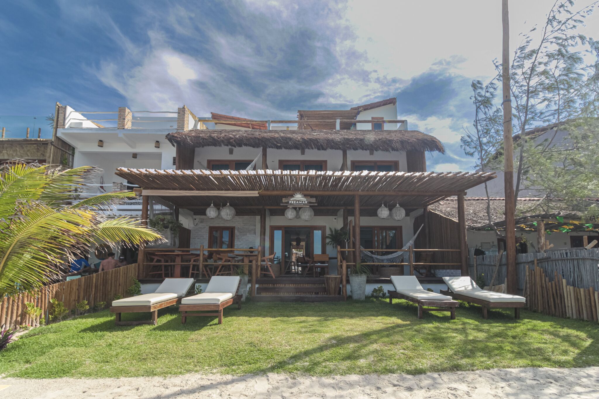 Majoituspaikan julkisivu