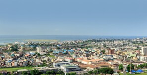 Vistas a la ciudad desde el alojamiento