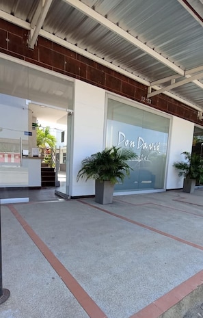 Majoituspaikan julkisivu