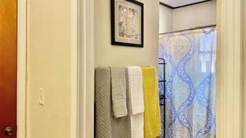 Combined shower/bathtub