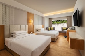 Egyptian cotton sheets, premium bedding, down duvets, memory-foam beds