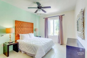 2 bedrooms, laptop workspace, iron/ironing board, WiFi