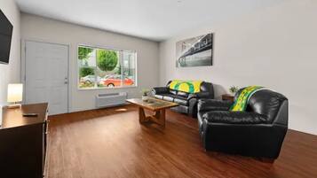 Smart TV, music library, video library