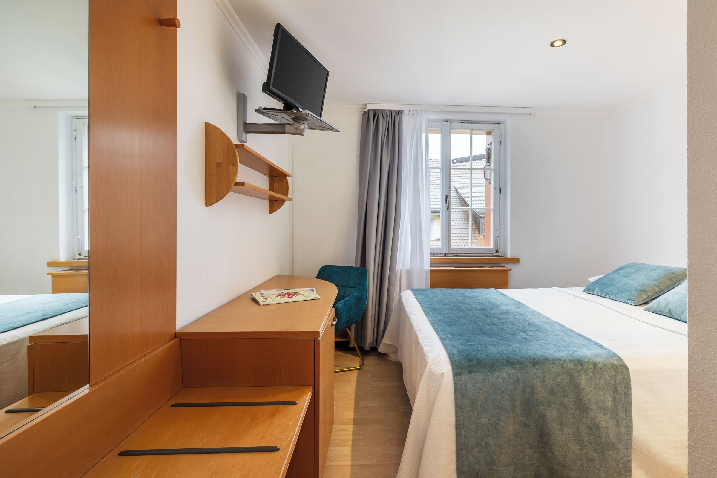 Eenpersoonskamer | Donsdekens, gratis wifi, beddengoed